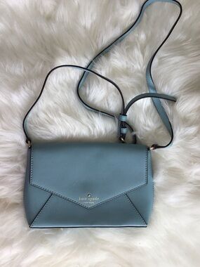 kate spade Light Blue Crossbody Envelope Bag